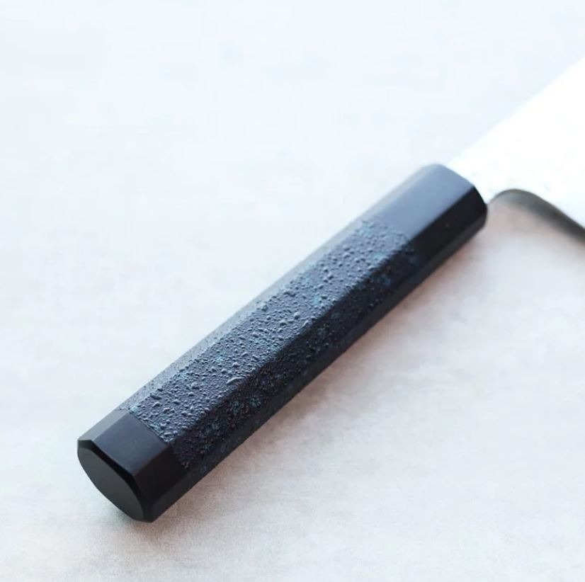 8 藍包丁 閃光藍天目 文化刀 165mm SG2鋼