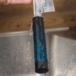 9 藍包丁 閃光藍天目 文化刀 165mm SG2鋼