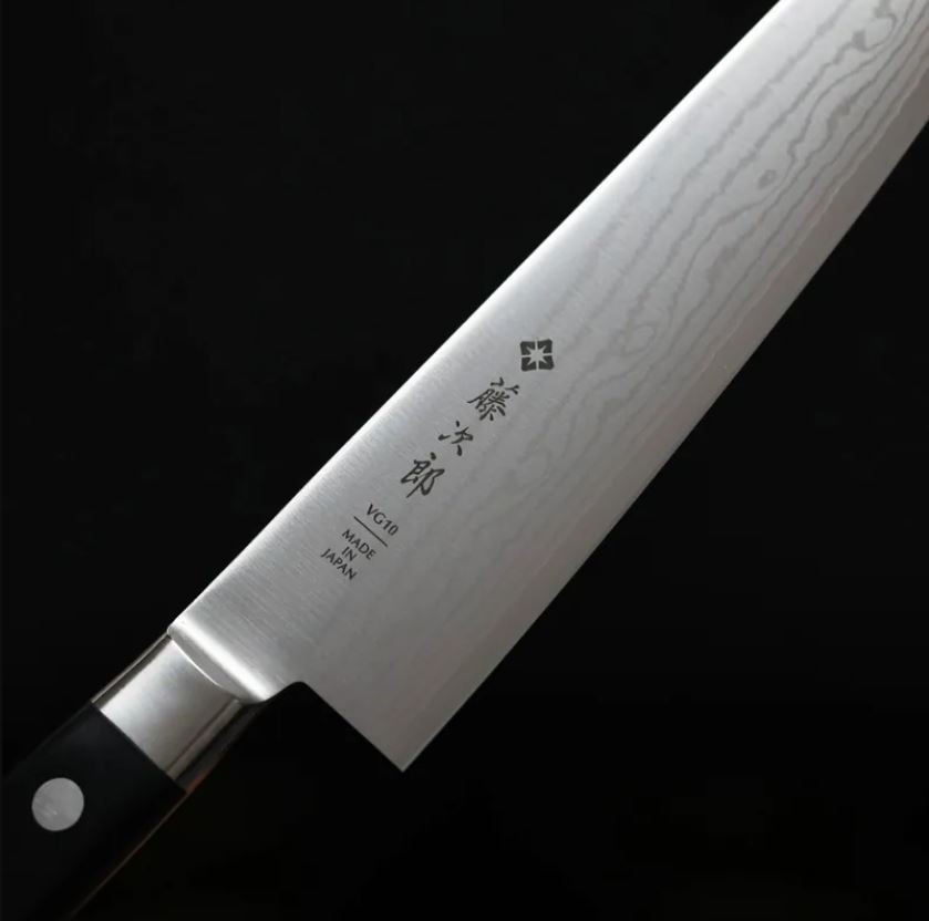藤次郎 DP 牛刀 210mm VG10鋼 大馬士革 洋柄