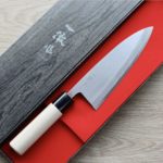 一徹 出刃 180mm 白紙鋼