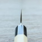 切付牛刀 240mm ZDP189粉末HSS鋼 大馬士革 (3) 佑成 切付牛刀 240mm ZDP189粉末HSS鋼 大馬士革/窄版