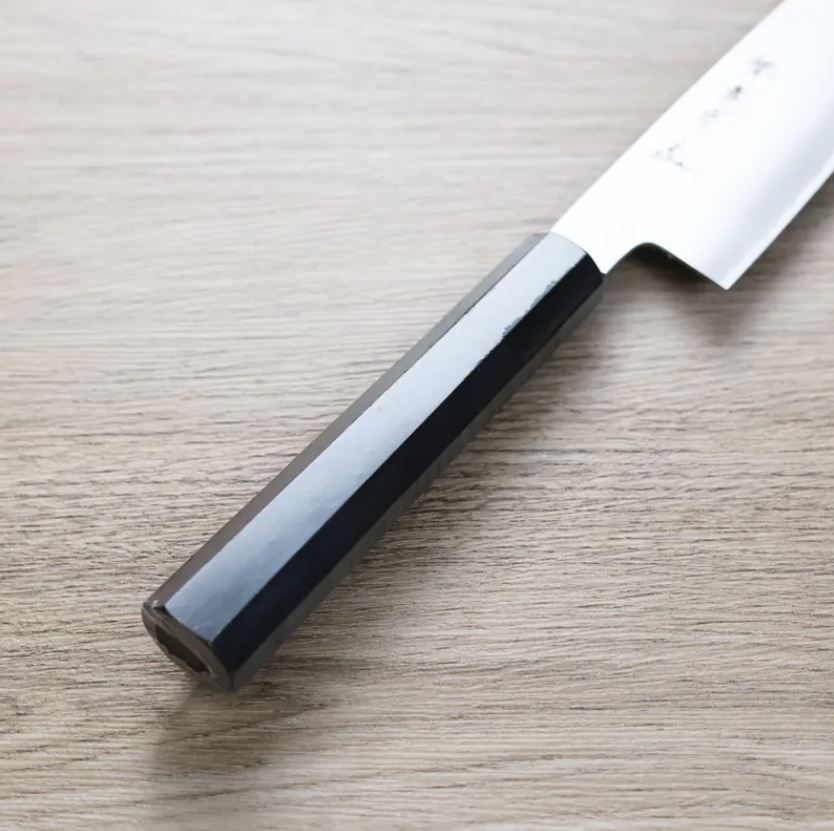 堺孝行 和牛刀 210mm 銀三鋼 黑檀柄