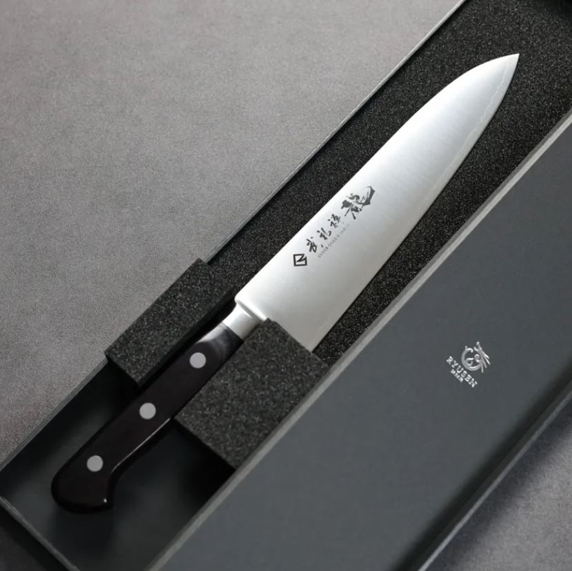 武禮禪龍 牛刀 180mm SG2本鍛造 (2) 龍泉刃物 武禮禪龍 牛刀 180mm SG2/本鍛造