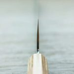 牛刀 210mm SG2 櫻花鎚目 (4) 黑崎真 牛刀 210mm SG2粉末HSS鋼 櫻花鎚目