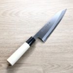 堺孝行 特上 切付出刃 180mm 白紙鋼