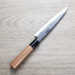 蔬果刀 150mm 白紙鋼 黑打 櫻桃木柄 (1) 好光 蔬果刀 150mm 白紙鋼 黑打 櫻桃木柄