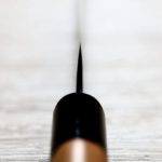 蔬果刀 150mm 白紙鋼 黑打 櫻桃木柄 (4) 好光 牛刀 240mm 白紙鋼 黑打 櫻桃木柄