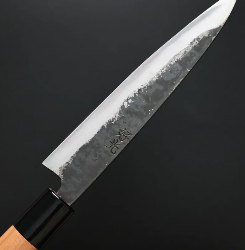 蔬果刀 150mm 白紙鋼 黑打 櫻桃木柄 (5) 好光 蔬果刀 150mm 白紙鋼 黑打 櫻桃木柄