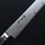 龍泉刃物 煌黑龍 筋引 260mm SG2粉末HSS鋼 99層鎳染 大馬士革