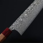 加藤義實 牛刀 240mm SG2粉末HSS鋼 鎳染大馬士革 (1) 加藤義實 牛刀 240mm SG2粉末HSS鋼 鎳染大馬士革