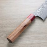 加藤義實 牛刀 240mm SG2粉末HSS鋼 鎳染大馬士革 (4) 加藤義實 牛刀 240mm SG2粉末HSS鋼 鎳染大馬士革