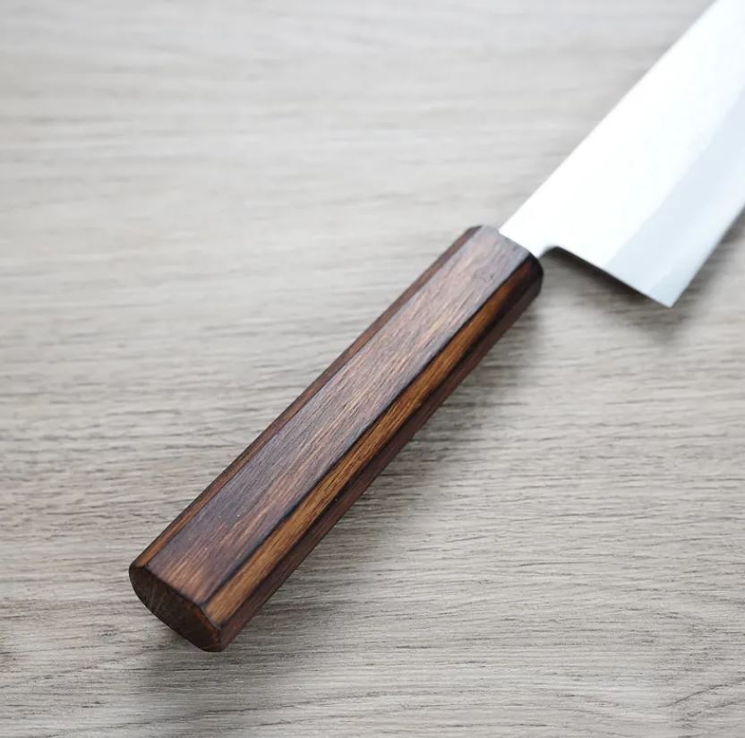 三德刀 170mm VG1鋼 鎚目 樫木和柄 (3) 增谷訓生 三德刀 170mm VG1鋼 鎚目 樫木和柄