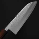 三德刀 170mm VG1鋼 鎚目 樫木和柄 (5) 增谷訓生 三德刀 170mm VG1鋼 鎚目 樫木和柄