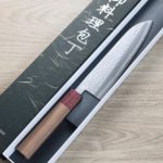 牛刀 180mm VG1鋼 鎚目 和柄 (2) 增谷訓生 牛刀 180mm VG1鋼 鎚目 和柄