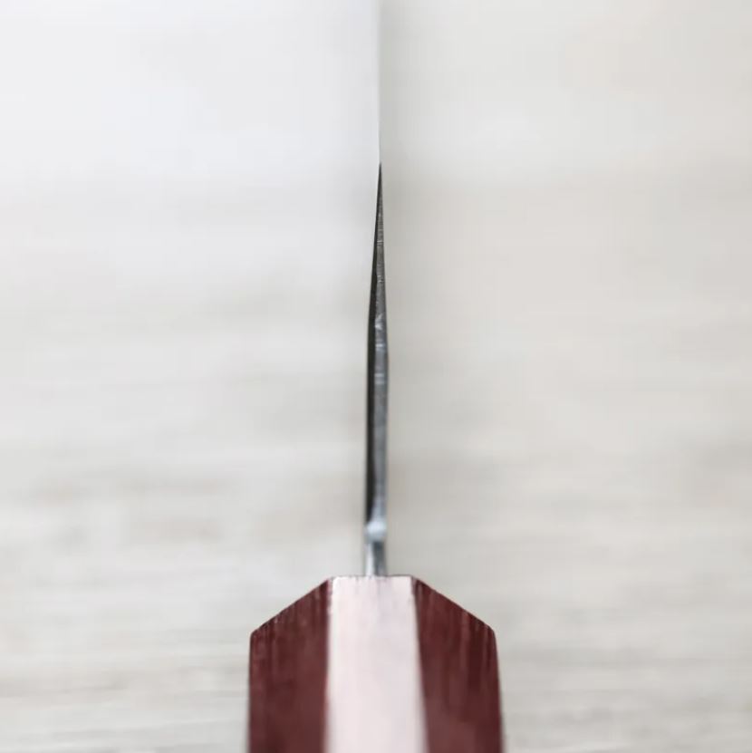 牛刀 180mm VG1鋼 鎚目 和柄 (4) 增谷訓生 牛刀 180mm VG1鋼 鎚目 和柄