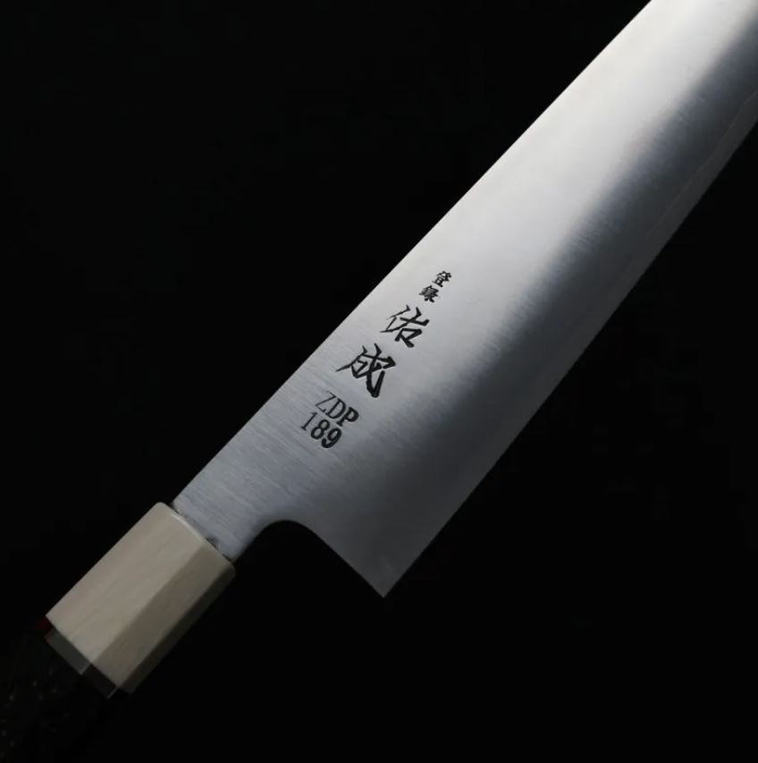 佑成切付牛刀210mm ZDP189粉末HSS鋼/穩定木柄- 火星主廚的回歸之旅