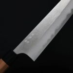 加藤義実 牛刀 240mm 青紙超級鋼 梨地 (5) 加藤義実 牛刀 240mm 青紙超級鋼 梨地