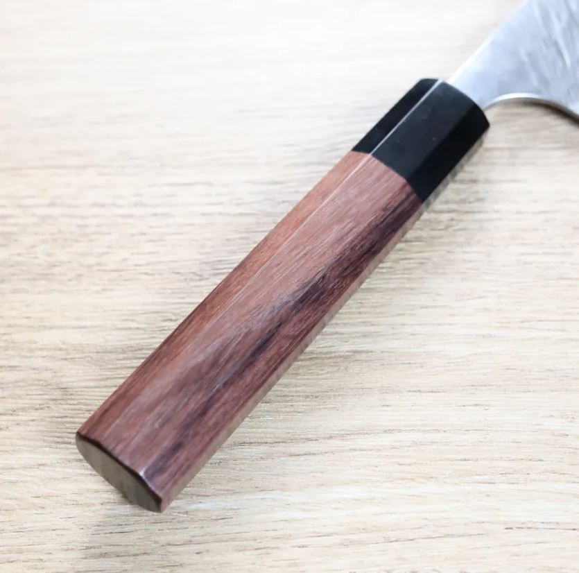 黑崎優 風神 牛刀 240mm VG10鋼 墨流