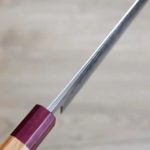 黑崎優 風神 牛刀 240mm VG10鋼 墨流寬柄 (4) 黑崎優 風神 牛刀 240mm VG10鋼 墨流/寬柄