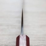 黑崎優 風神 牛刀 240mm VG10鋼 墨流寬柄 (5) 黑崎優 風神 牛刀 240mm VG10鋼 墨流/寬柄