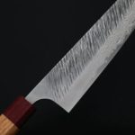 黑崎優 風神 牛刀 240mm VG10鋼 墨流寬柄 (6) 黑崎優 風神 牛刀 240mm VG10鋼 墨流/寬柄