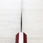 佐治武士 牛刀 240mm VG10鋼 黑染霓虹大馬士革 紫檀八角柄