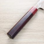 佐治武士 筋引 270mm VG10鋼 黑染霓虹大馬士革 紫檀柄