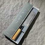 初心x彌氏良寬 銀葉 菜切 170mm 銀三鋼 大馬士革