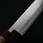 增谷訓生 寬版菜切 165mm VG10鋼 彩流 和柄 (5) 增谷訓生 寬版菜切 165mm VG10鋼 彩流 和柄