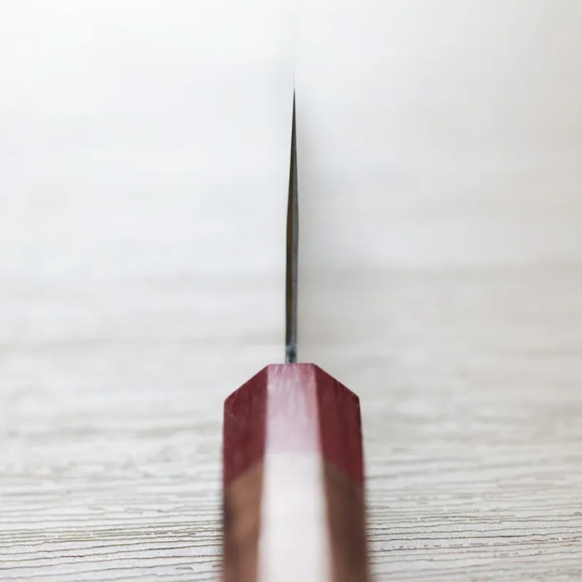 增谷訓生 寬版菜切 165mm VG1鋼 鎚目 和柄 (4) 增谷訓生 寬版菜切 165mm VG1鋼 鎚目 和柄