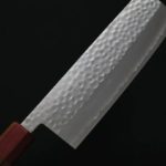 增谷訓生 寬版菜切 165mm VG1鋼 鎚目 和柄 (5) 增谷訓生 寬版菜切 165mm VG1鋼 鎚目 和柄