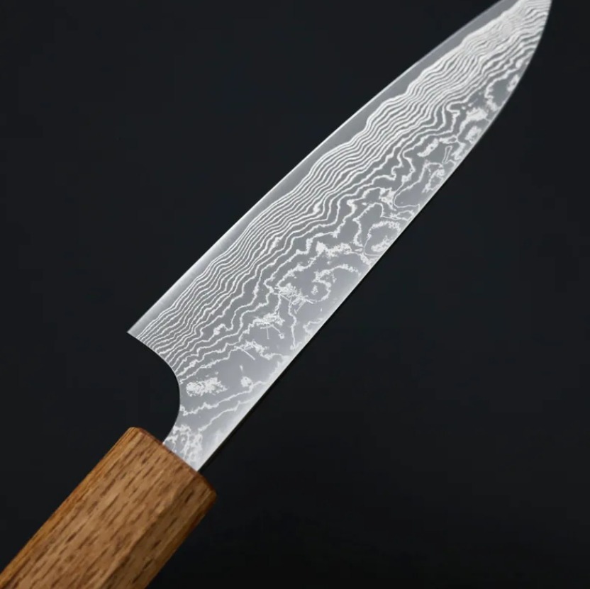 安立勝重 蔬果刀 120mm VG10 大馬士革 和柄