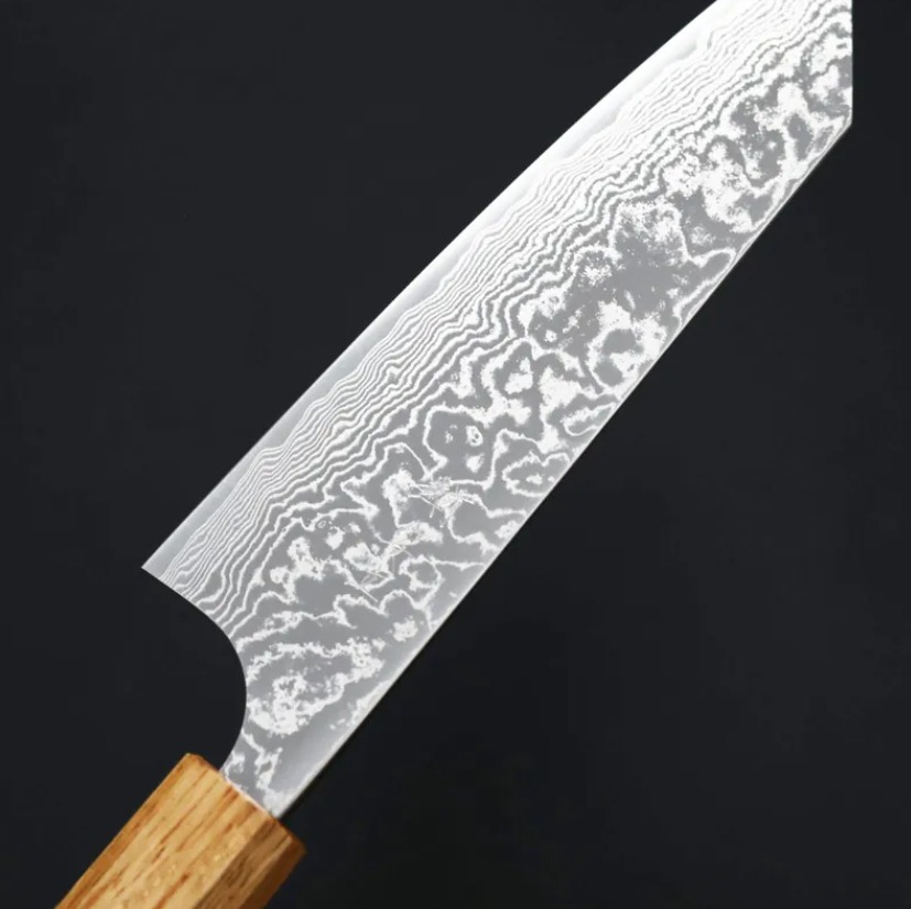 安立打刃物 文化刀 165mm VG10 大馬士革 和柄 (5) 安立打刃物 文化刀 165mm VG10 大馬士革 和柄