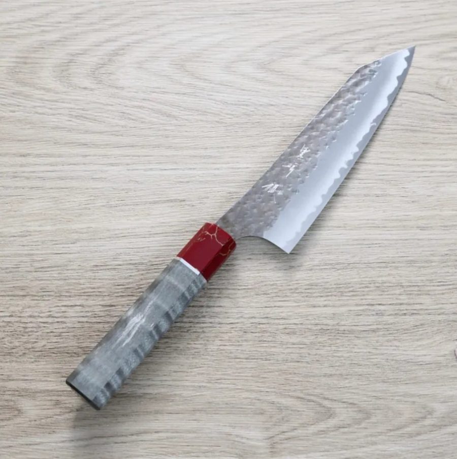 黑崎優 閃光 文化 165mm 青紙超級鋼 紅松石穩定木 黑崎優 閃光 文化 165mm 青紙超級鋼 紅松石/穩定木