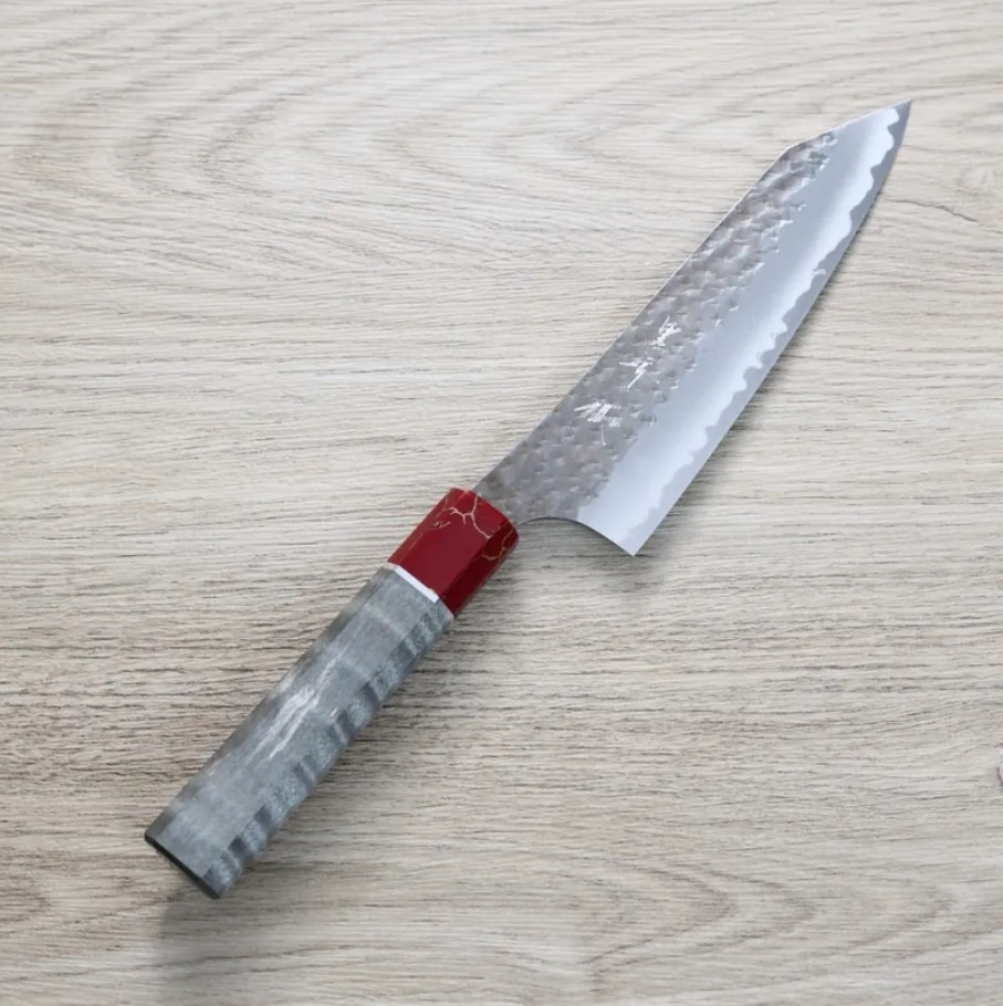 黑崎優 閃光 文化 165mm 青紙超級鋼 紅松石/穩定木
