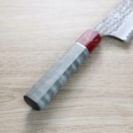 黑崎優 閃光 牛刀 210mm 青紙超級鋼 紅松石穩定木 (3) 黑崎優 閃光 牛刀 210mm 青紙超級鋼 紅松石/穩定木