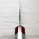 黑崎優 閃光 牛刀 210mm 青紙超級鋼 紅松石穩定木 (4) 黑崎優 閃光 牛刀 210mm 青紙超級鋼 紅松石/穩定木