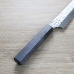 黑崎優 閃光 筋引 240mm SG2粉末HSS鋼 穩定木