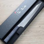 黑崎優 閃光 筋引 270mm SG2粉末HSS鋼 穩定木