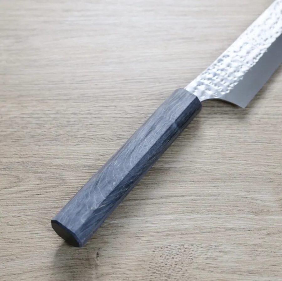 黑崎優 閃光 筋引 270mm SG2粉末HSS鋼 穩定木