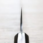 黑崎優 風神 三德 165mm VG10鋼 墨流 (4) 黑崎優 風神 三德 165mm VG10鋼 墨流 紫檀柄