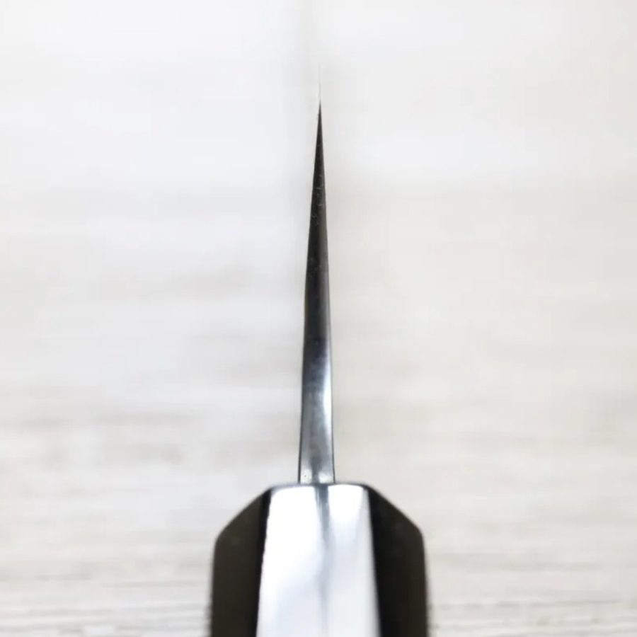 黑崎優 風神 三德 165mm VG10鋼 墨流 (4) 黑崎優 風神 三德 165mm VG10鋼 墨流 紫檀柄