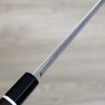 黑崎優 風神 三德 165mm VG10鋼 墨流 黑檀柄 (10) 黑崎優 風神 三德 165mm VG10鋼 墨流 黑檀柄