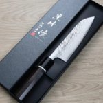 黑崎優 風神 三德 165mm VG10鋼 墨流 黑檀柄 (7) 黑崎優 風神 三德 165mm VG10鋼 墨流 黑檀柄