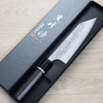 黑崎優 風神 文化 165mm VG10鋼 墨流 (2) 黑崎優 風神 文化 165mm VG10鋼 墨流