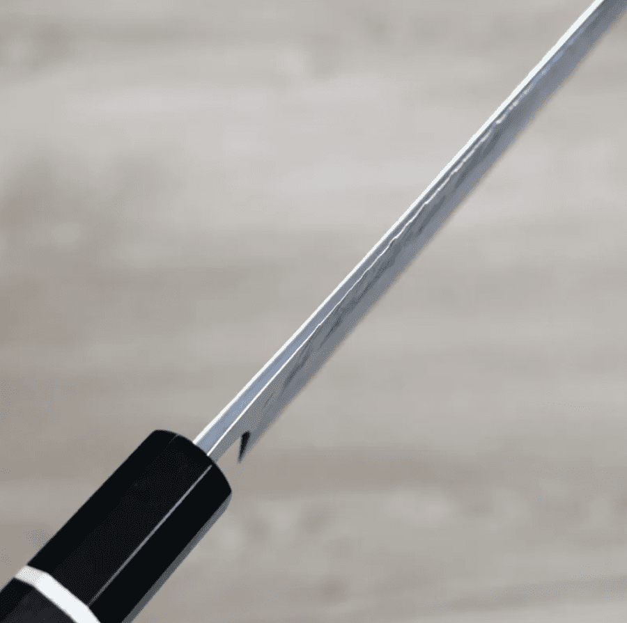 黑崎優 風神 文化 165mm VG10鋼 墨流 (4) 黑崎優 風神 文化 165mm VG10鋼 墨流