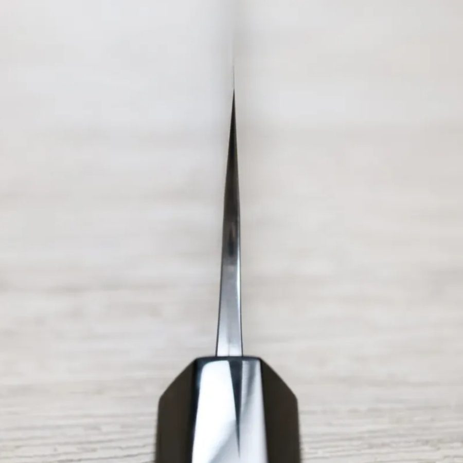 黑崎優 風神 牛刀 210mm VG10鋼 墨流 (4) 黑崎優 風神 牛刀 210mm VG10鋼 墨流