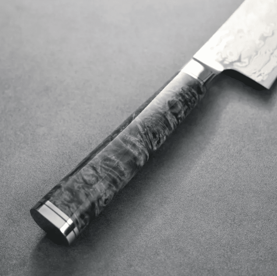 龍泉刃物 煌黑龍MT 牛刀 210mm SG2 99層鎳染大馬士革 (3) 龍泉刃物 煌黑龍MT 牛刀 210mm SG2 99層鎳染大馬士革