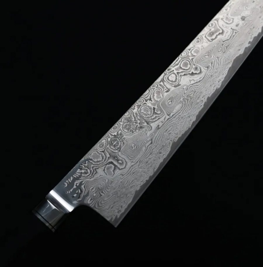 龍泉刃物 煌黑龍MT 牛刀 240mm SG2 99層鎳染大馬士革 (5) 龍泉刃物 煌黑龍MT 牛刀 240mm SG2 99層鎳染大馬士革