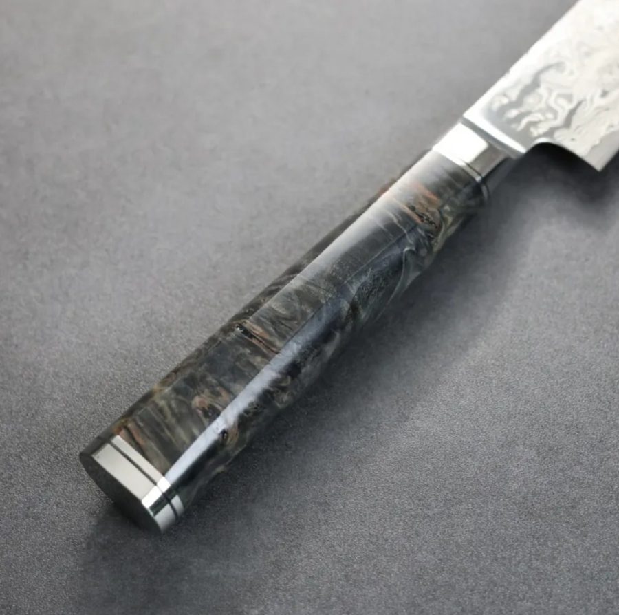 龍泉刃物 煌黑龍MT 筋引 260mm SG2 99層鎳染大馬士革 (3) 龍泉刃物 煌黑龍MT 筋引 260mm SG2 99層鎳染大馬士革